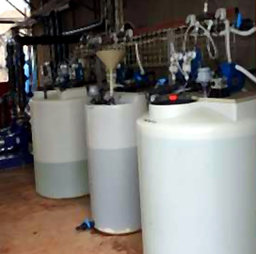 Water treatment tanks