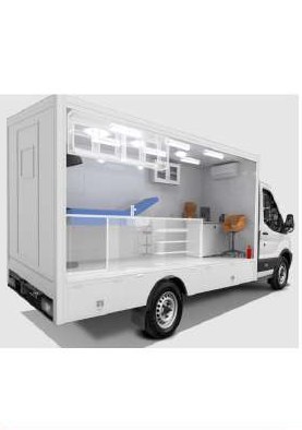 Mobile clinic trucks supplied in Rwanda by Impala Trading